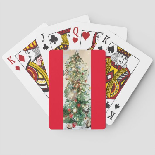 Christmas Tree Playing Cards Pokerkaarten (Achterkant)