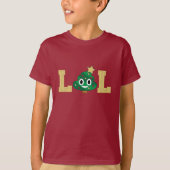 Christmas Tree Poop Emoji Boys T-shirt (Voorkant)