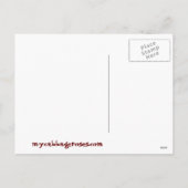 Christmas Tree Postcard Feestdagenkaart (Achterkant)