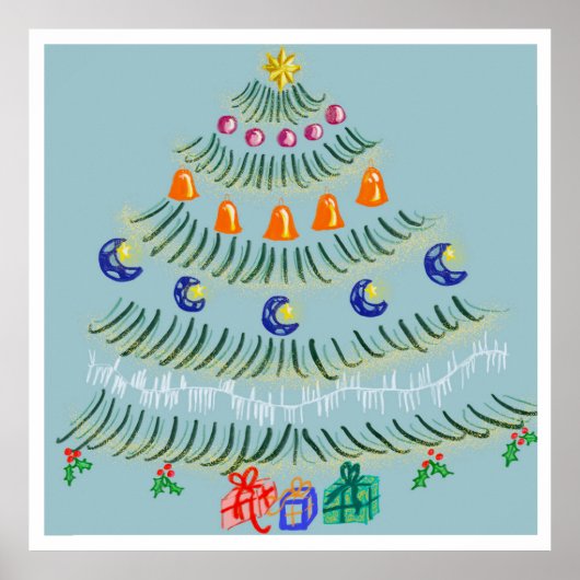 Christmas tree poster (Voorkant)