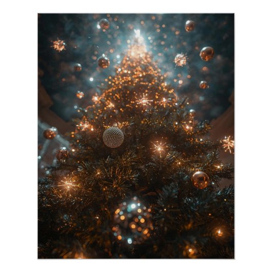 Christmas Tree Poster (Voorkant)