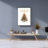 Christmas Tree Poster — Magical Winter Holiday