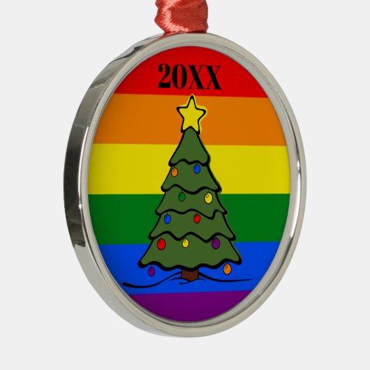 Christmas Tree | Rainbow Ornament | Message (Rechts)