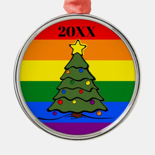 Christmas Tree | Rainbow Ornament | Message (Voorkant)