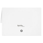 Christmas Tree-Rex Funny Christmas Watercolor Card (Achterkant Horizontaal)