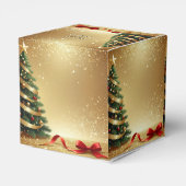 Christmas Tree Ribbons Holiday Favor Box Bedankdoosjes (Achterkant)