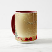 Christmas Tree Ribbons Holiday Mug Mok (Voorkant links)