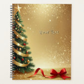 Christmas Tree Ribbons Holiday Planner (Voorkant)
