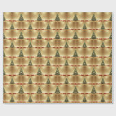 Christmas Tree Ribbons Holiday Wrapping Paper Cadeaupapier (Vlak)