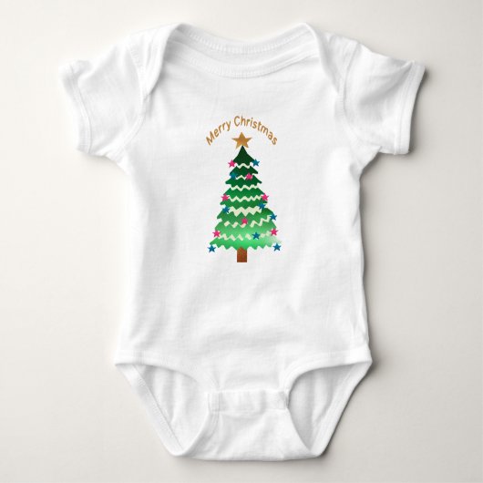 Christmas tree  romper (Voorkant)