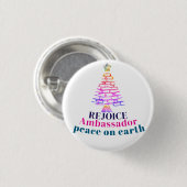 Christmas Tree Ronde Button 3,2 Cm (Voorkant /achterkant)