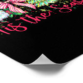 Christmas Tree Santa Coquette Bow Cocoa Tis The Se Poster (Hoek)