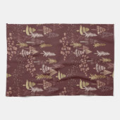 Christmas Tree Scatter Tea Towel Theedoek (Horizontaal)