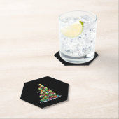 Christmas Tree Sea Turtle Turtles Tortoise T-Shirt Kartonnen Onderzetters (Insitu)