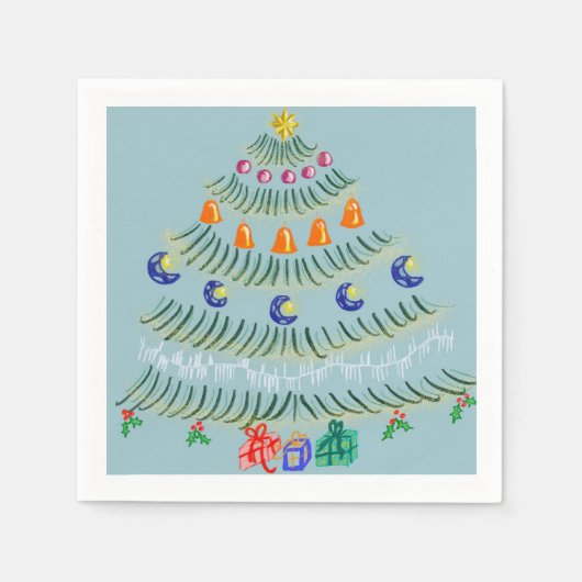 Christmas tree servet (Voorkant)