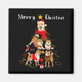 Christmas Tree Shiba Inu Lover Xmas Dog Owner New  Magneet (Voorkant)