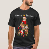 Christmas Tree Shiba Inu Lover Xmas Dog Owner New  T-shirt (Voorkant)