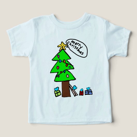 christmas tree shirt (Design voorkant)