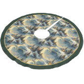 Christmas Tree Skirt Featuring A Mystical Village Kerstboom Rok (Gekanteld)