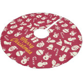 Christmas Tree Skirt Kerstboom Rok (Gekanteld)