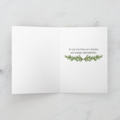 Christmas Tree Snow in German Folded Holiday Card Feestdagen Kaart (Binnen)