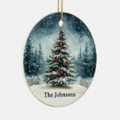 Christmas Tree Snow Nature Ornament (Rechts)