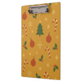 Christmas Tree, Snowflake & Holly Repeating  Klembord (Links)