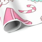 Christmas Tree Snowman Christmas Party I Cadeaupapier (Rol Hoek)