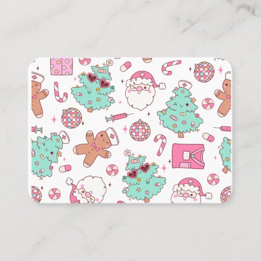 Christmas Tree Snowman Christmas Party  I Visitekaartje (Voorkant)