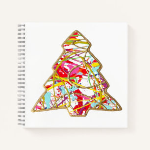 Christmas Tree Square Notitieboek