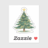 Christmas Tree Sticker (Vel)