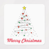 Christmas Tree Stickers (Design 2)