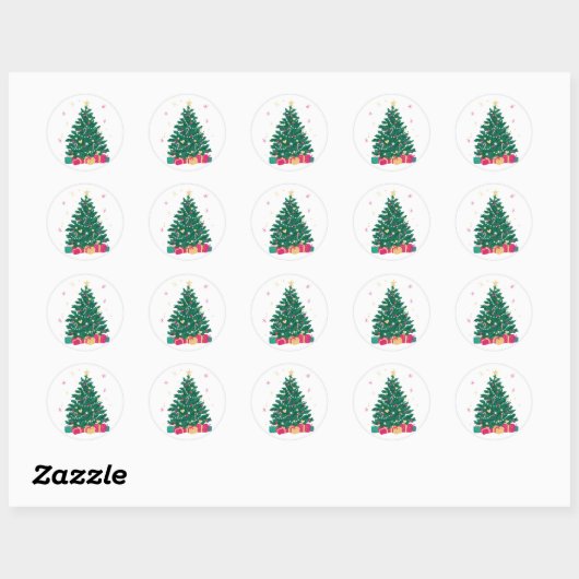 Christmas Tree Stickers (Vel)