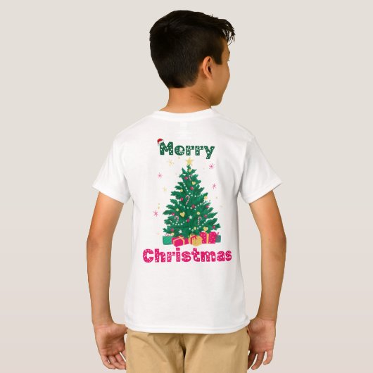 Christmas Tree T-shirt (Achterkant volledig)