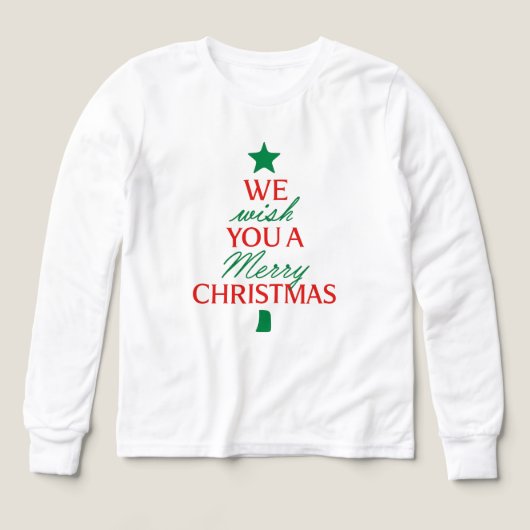 Christmas Tree Text Hoodie – Festive Holiday Messa (Voorkant)