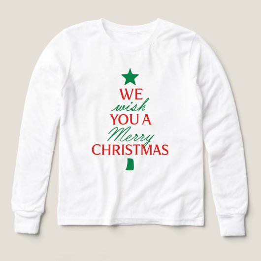 Christmas Tree Text Hoodie – Festive Holiday Messa (Voorkant)