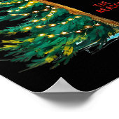 Christmas Tree The Season Jesus Cross Faith Holida Poster (Hoek)