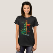 Christmas Tree The Season Jesus Cross The Reason  T-shirt (Voorkant volledig)