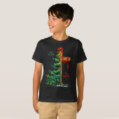 Christmas Tree The Season Jesus Cross The Reason  T-shirt (Voorkant volledig)