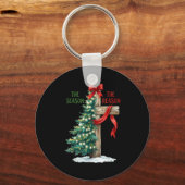 Christmas Tree The Season Jesus Cross The Reason X Sleutelhanger (Voorkant)