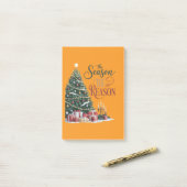 Christmas Tree The Season The Reason Post-it® Notes (Op bureau)