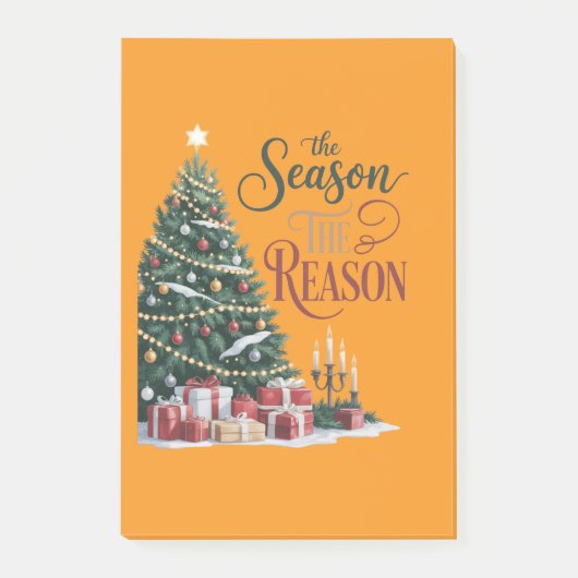 Christmas Tree The Season The Reason Post-it® Notes (Voorkant)