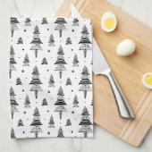 Christmas tree  theedoek (Quarter Fold)