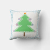 Christmas Tree Throw Cushion Kussen (Achterkant)