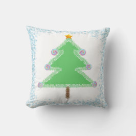 Christmas Tree Throw Cushion Kussen