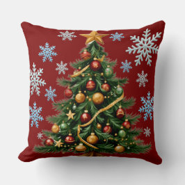 Christmas Tree Throw Pillow Kussen
