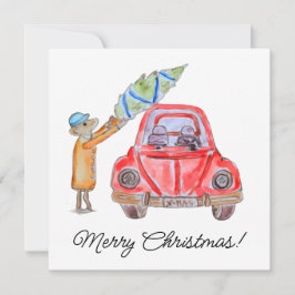 Christmas Tree Time! Feestdagenkaart