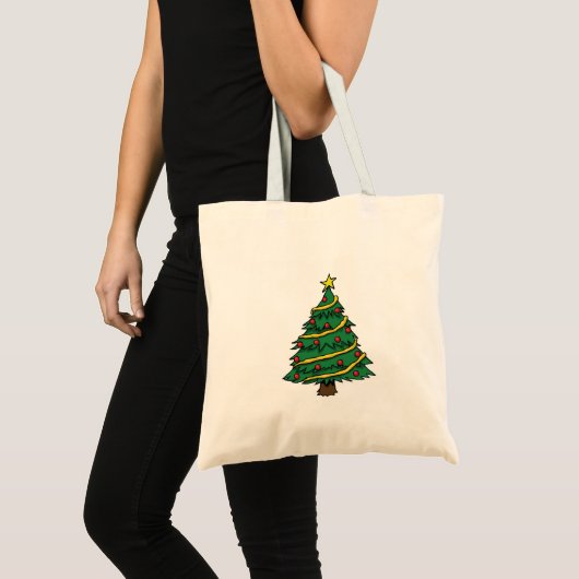 Christmas Tree Tote Bag (Voorkant (product))