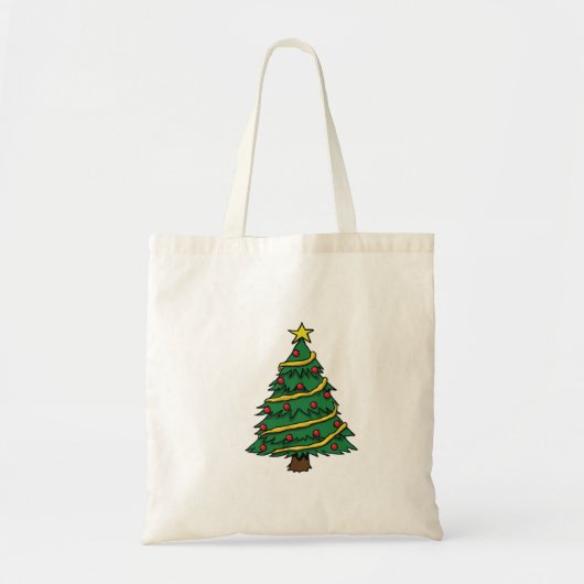Christmas Tree Tote Bag (Voorkant)