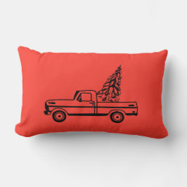 Christmas tree truck kussen